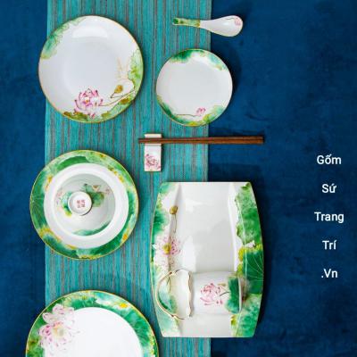 BỘ BÁT ĂN CAO CẤP HOA SEN – TÂM HỒN THUẦN KHIẾT